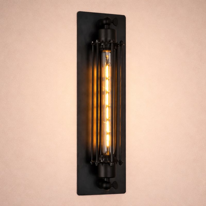 Iron Forge Cage Sconce
