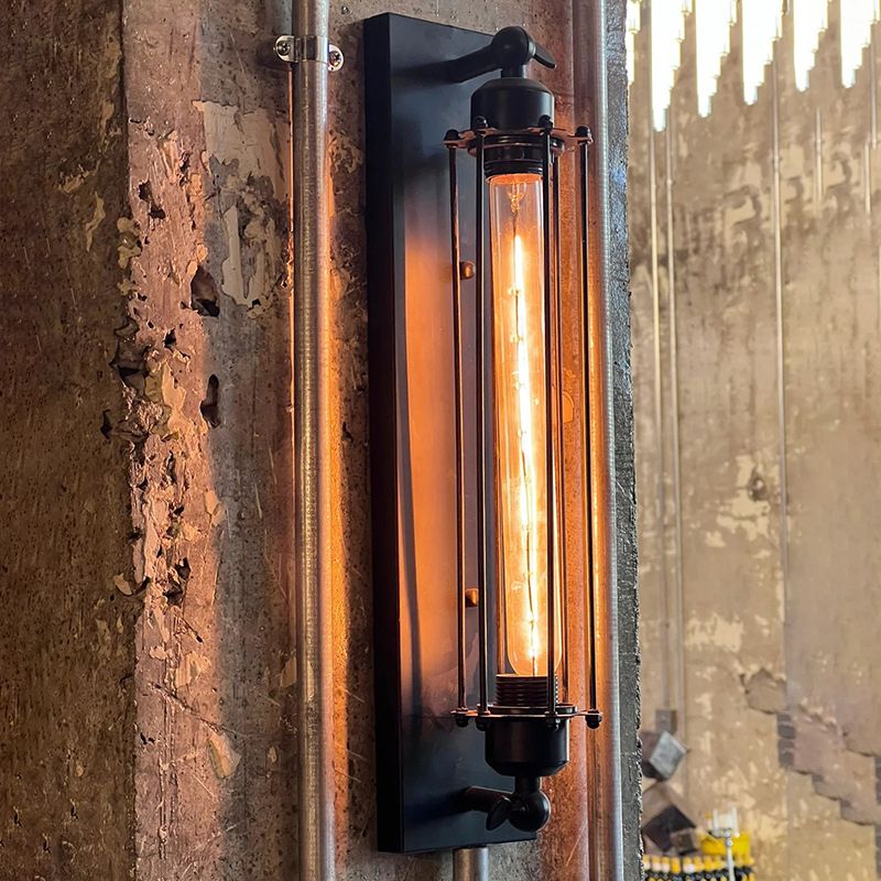Iron Forge Cage Sconce
